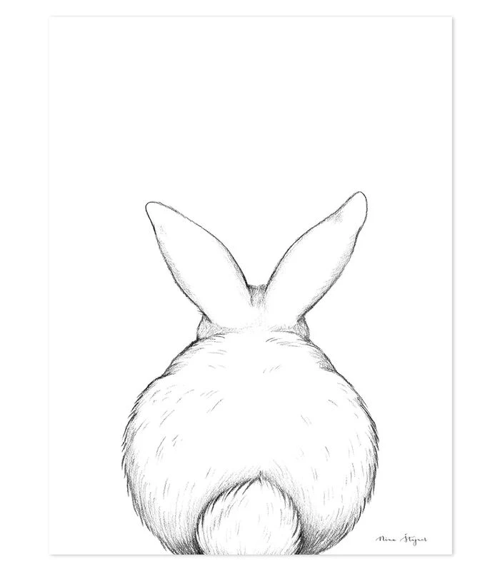 BUNNY - Kinderposter - Terug Konijn 1 BUNNY - Kinderposter - Terug Konijn