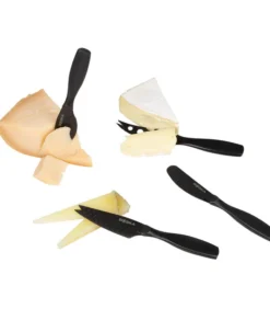 Kaasmessenset Mini Monaco+ Zwart - 4 Kaasmessen - Zwart -Huishoudelijke Producten Winkel d854c5ebfe2c4c7a8c3454346a8eb750