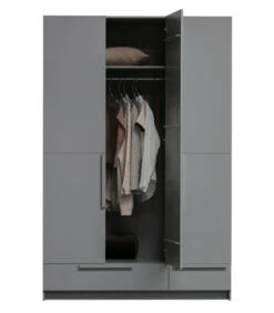 WOOOD Pure Kast 3-Deurs - Grenen - Betongrijs - 215x142x60 9 WOOOD Pure Kast 3-Deurs - Grenen - Betongrijs - 215x142x60 -Huishoudelijke Producten Winkel daad609c9e7641c5bdf4a811ed679fd3