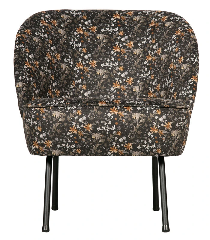 BePureHome Vogue Fauteuil - Velvet - Aquarel Flower - 69x57x70 1 BePureHome Vogue Fauteuil - Velvet - Aquarel Flower - 69x57x70