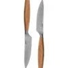 Steakmessenset Oslo+ - 2 Stuks - Multifunctioneel - Non-stick - Eikenhout