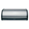 Brabantia Broodtrommel Met Schuifdeksel, Matt Steel Fingerprint Proof / Matt Black