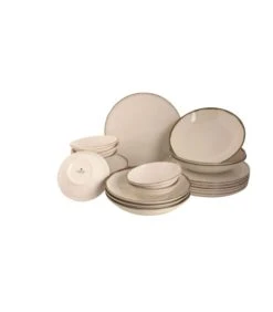 Serviesset Akoya Porselein 6-persoons 24-delig Offwhite