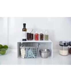 Yamazaki Stackable Kitchen Rack - Tower - White 8 Yamazaki Stackable Kitchen Rack - Tower - White -Huishoudelijke Producten Winkel e318dddb07d245818346bf5db08ccf63