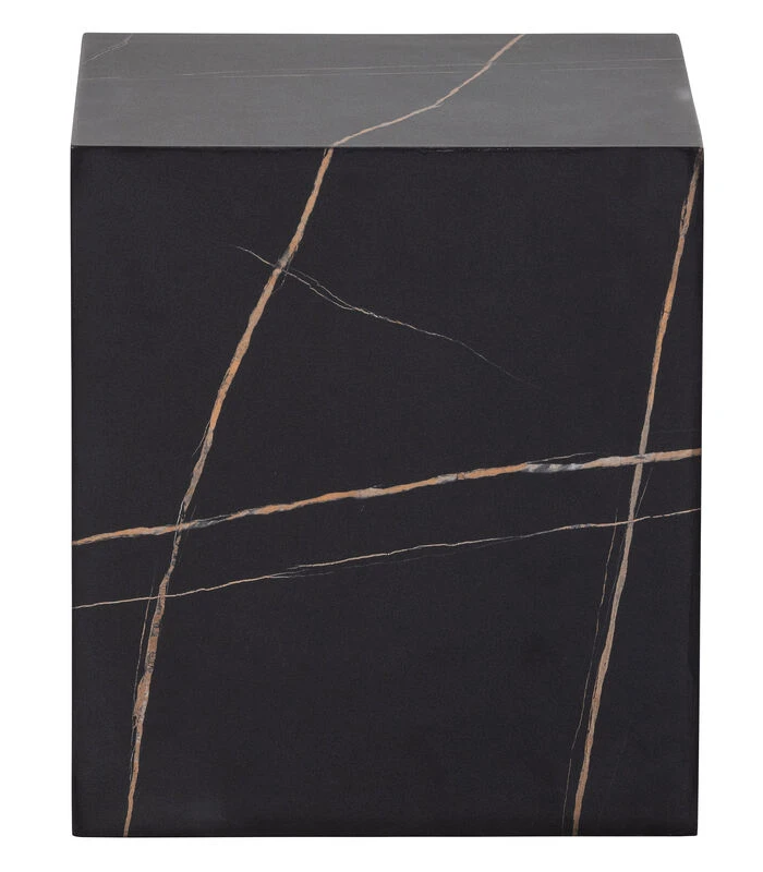 Exclusive Benji Bijzettafel - Marmerlook - Zwart - 45x40x40 1 Exclusive Benji Bijzettafel - Marmerlook - Zwart - 45x40x40