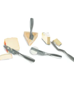 Kaasmessenset Mini Monaco+ - 4 Mesjes Voor Elke Kaas - Zilver -Huishoudelijke Producten Winkel e5508337846a4e4fb234e1f779ea9797