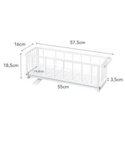 Yamazaki Wire Dish Drainer Slim - Tower - White -Huishoudelijke Producten Winkel e908558f39f543c69f002a14e2a062d9