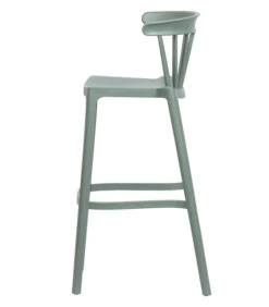 WOOOD Barstoel Binnen/Buiten Bliss - Kunststof - Jadegroen - Set Van 2 -Huishoudelijke Producten Winkel ea7394d3d3de410987aa0d5a3b81a6a3