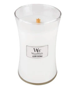 WoodWick Kaars Island Coconut Large Kaars
