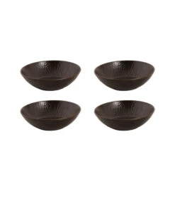 Palmer Bord Diep Coupe Ruston 17 Cm Bruin Stoneware 4 Stuk(s)