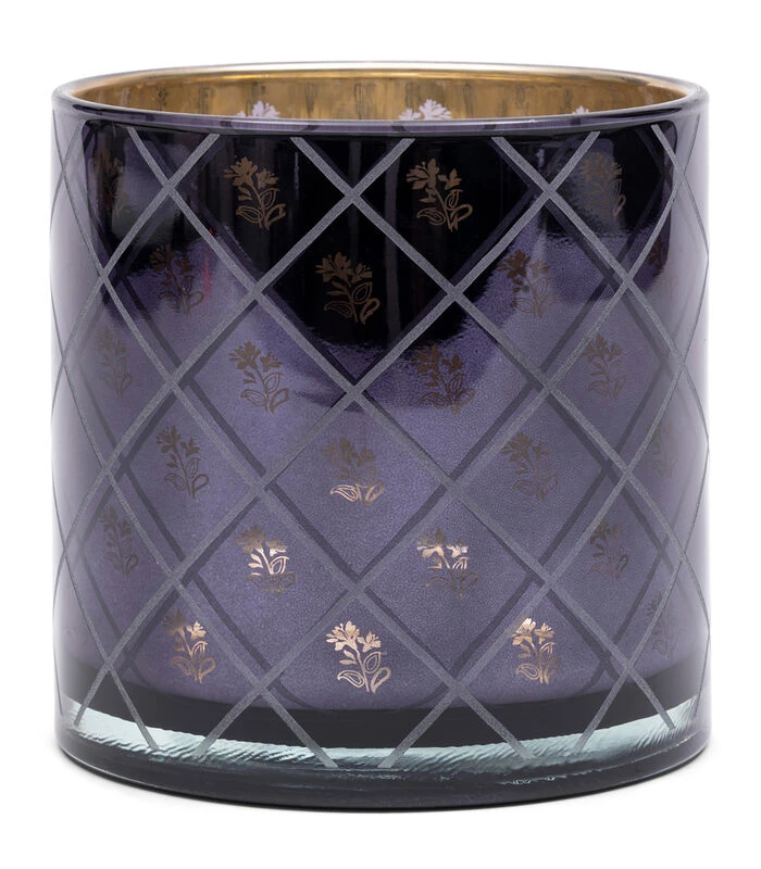 Windlicht RM Flower Donker Blauw 1 Windlicht RM Flower Donker Blauw