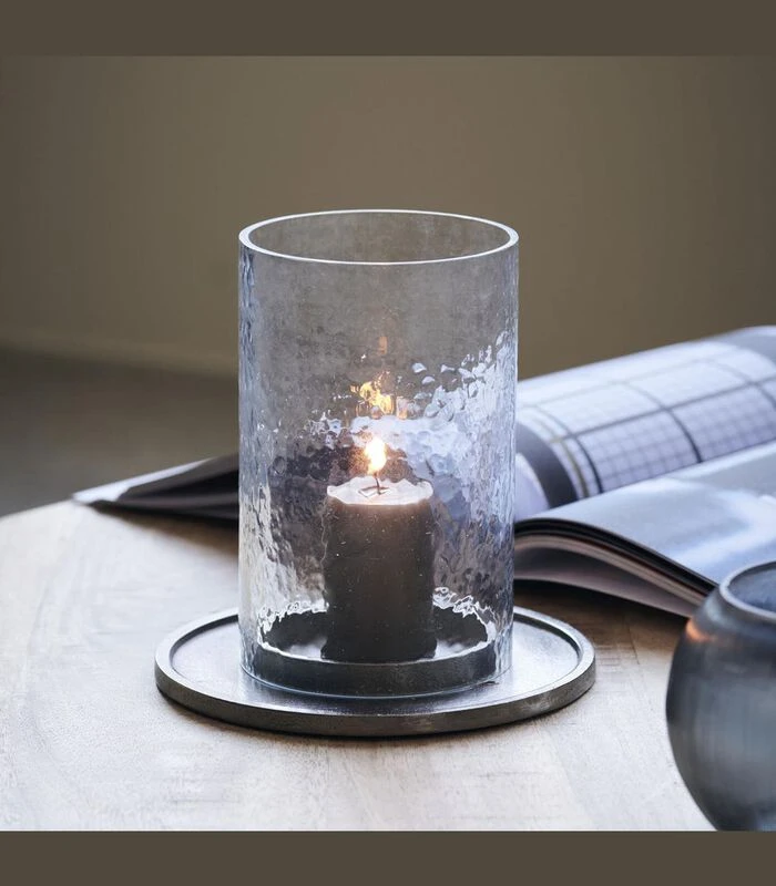 House Doctor Kaarsenhouder - Cylo - Antiek Zink 2 House Doctor Kaarsenhouder - Cylo - Antiek Zink - Afbeelding 2