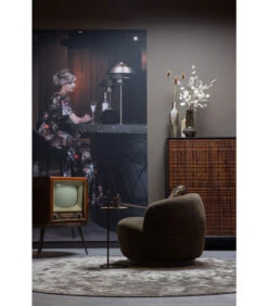 BePureHome Woolly Draaifauteuil - Schapenvacht - Groen - 71x84x88 -Huishoudelijke Producten Winkel eecc14334a484443858a18e55d038d7f