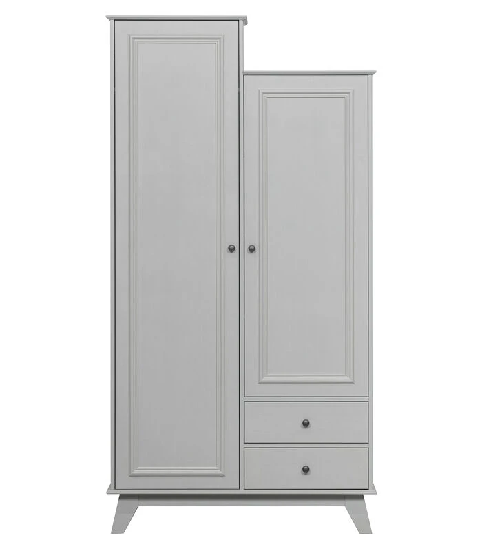 WOOOD Lily Garderobekast - Grenen - Clay - 190x98x41 1 WOOOD Lily Garderobekast - Grenen - Clay - 190x98x41