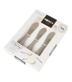 Smeermessenset Mini Copenhagen - 3 Smeermesjes - Zilver -Huishoudelijke Producten Winkel f0166f0c9e4d43ada62f32c7a6666050