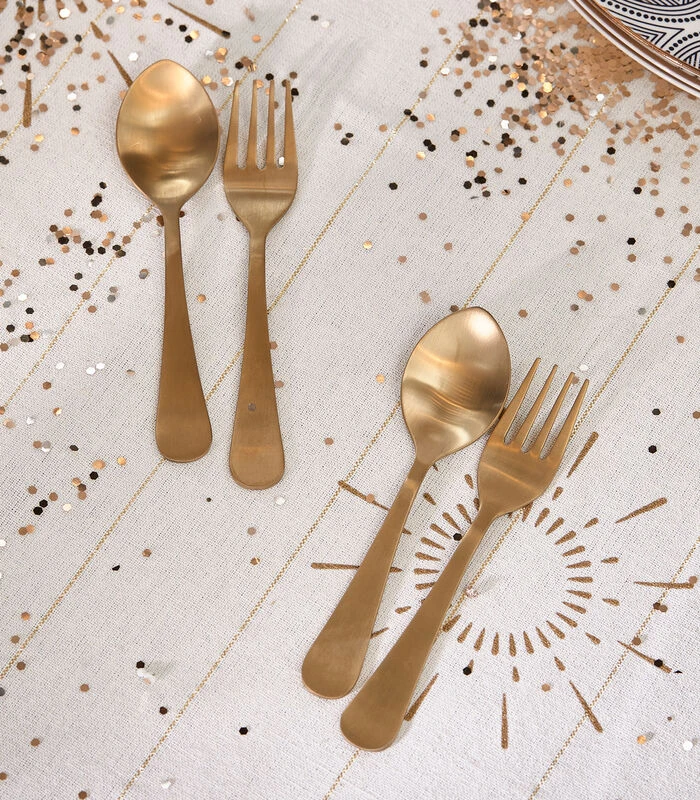 Bestek RM Royal Goud - Set 4 Stuks 2 Bestek RM Royal Goud - Set 4 Stuks - Afbeelding 2