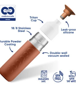 Dopper Geïsoleerde Thermosfles Insulated Terracotta Tide 580ml -Huishoudelijke Producten Winkel f2913fab2b0d419d8c5129fb028d24bd