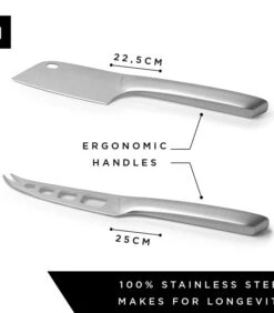 Kaasmessenset Roestvrij Staal 'Nedskæring' -Huishoudelijke Producten Winkel f2a41080d57e400a915680bb180a00ca