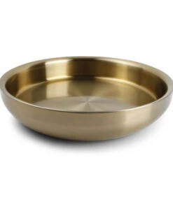 Dienblad 36xH8cm Dubbelwandig Goud Bar