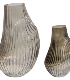 BePureHome Toot Vaas - Glas - Sepia - 35x21x21 -Huishoudelijke Producten Winkel f3a076cfc0574f609c70069f1642a8d9