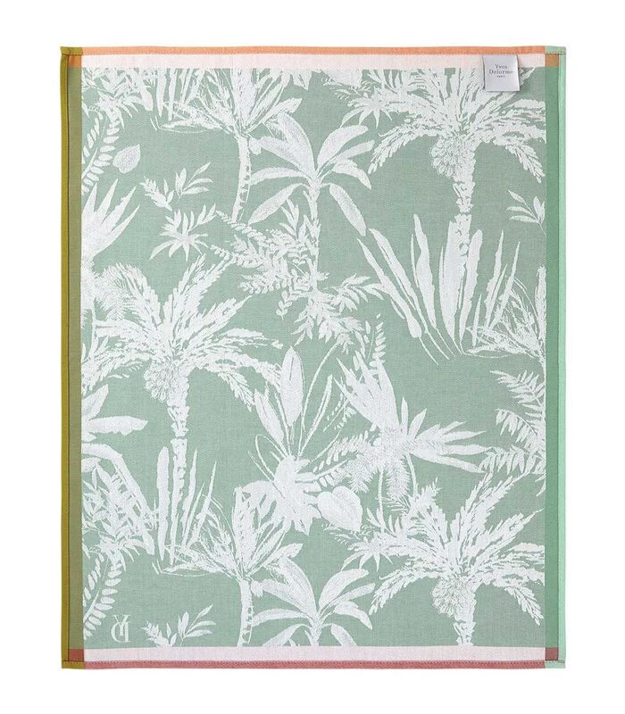 Theedoek Katoen Jacquard , Îles 2 Theedoek Katoen Jacquard , Îles - Afbeelding 2