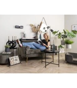 PRESENT TIME Kandelaar Rings - Polyresin - Zwart - 38x14,5x30cm -Huishoudelijke Producten Winkel f6542a1c41da4573aaac409256bce5f5