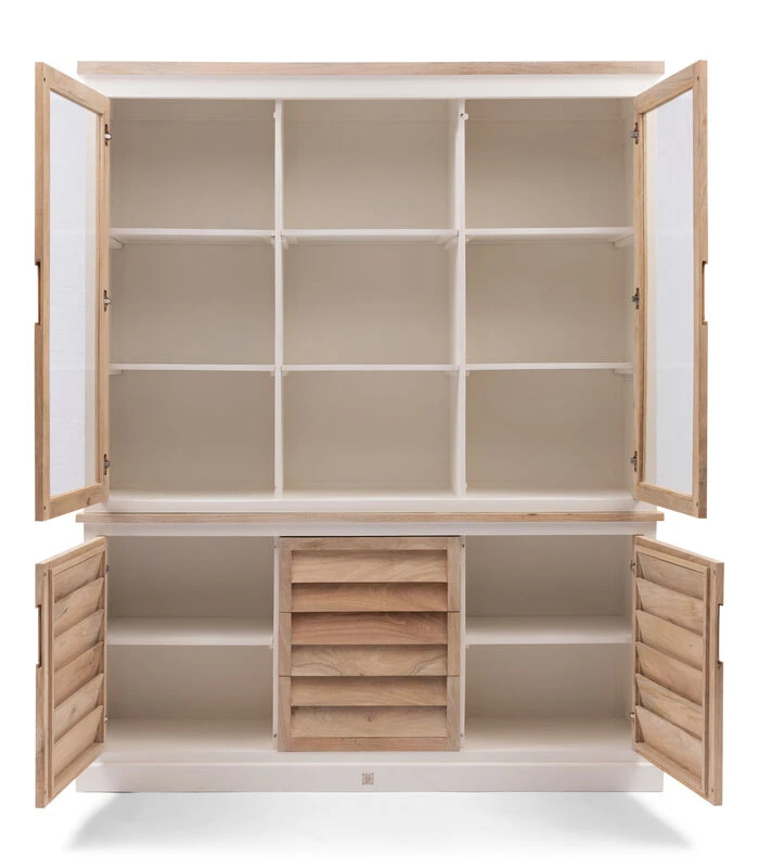 Buffetkast - Kast - Pacifica Buffet Cabinet XL - Wit 2 Buffetkast - Kast - Pacifica Buffet Cabinet XL - Wit - Afbeelding 2