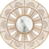 Obi Spiegel Rond - Bamboe - Naturel - 76x76x2