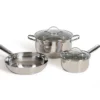 LIVOO Vijfdelige Roestvrijstalen Pannenset
