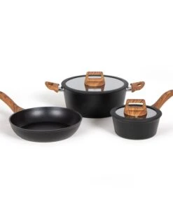 LIVOO Vijfdelige Pannenset