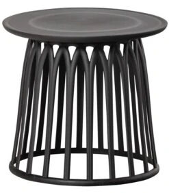 WOOOD Boy Bijzettafel - Kunststof - Zwart - 45x50x50