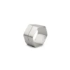 Servetring 5cm Zeshoekig Zilver Centro - Set/4