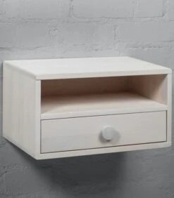 Zwevend Nachtkastje HOPE Met Knop, Berkenhout -Huishoudelijke Producten Winkel ffb5a64b38974c0387e71d1198aa18be